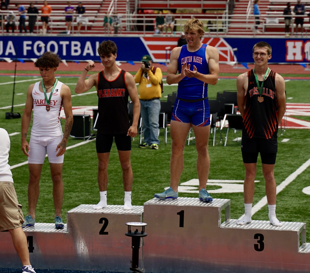 Ed Murphy (@ed_emurphy) on Twitter photo Sean Murphy ran the 400 Meters in the regional finals. He came in 2nd place which qualifies him for the 2025 OHSAA Track & Field State Tournament. His time was 49.98 which is a PR for him. He will run in the state on Friday at 3:10PM.
<a href="/pls_spartans/">Pleasant Local Athletics</a> Sean Murphy ran the 400 Meters in the regional finals. He came in 2nd place which qualifies him for the 2025 OHSAA Track & Field State Tournament. His time was 49.98 which is a PR for him. He will run in the state on Friday at 3:10PM.
<a href="/pls_spartans/">Pleasant Local Athletics</a>