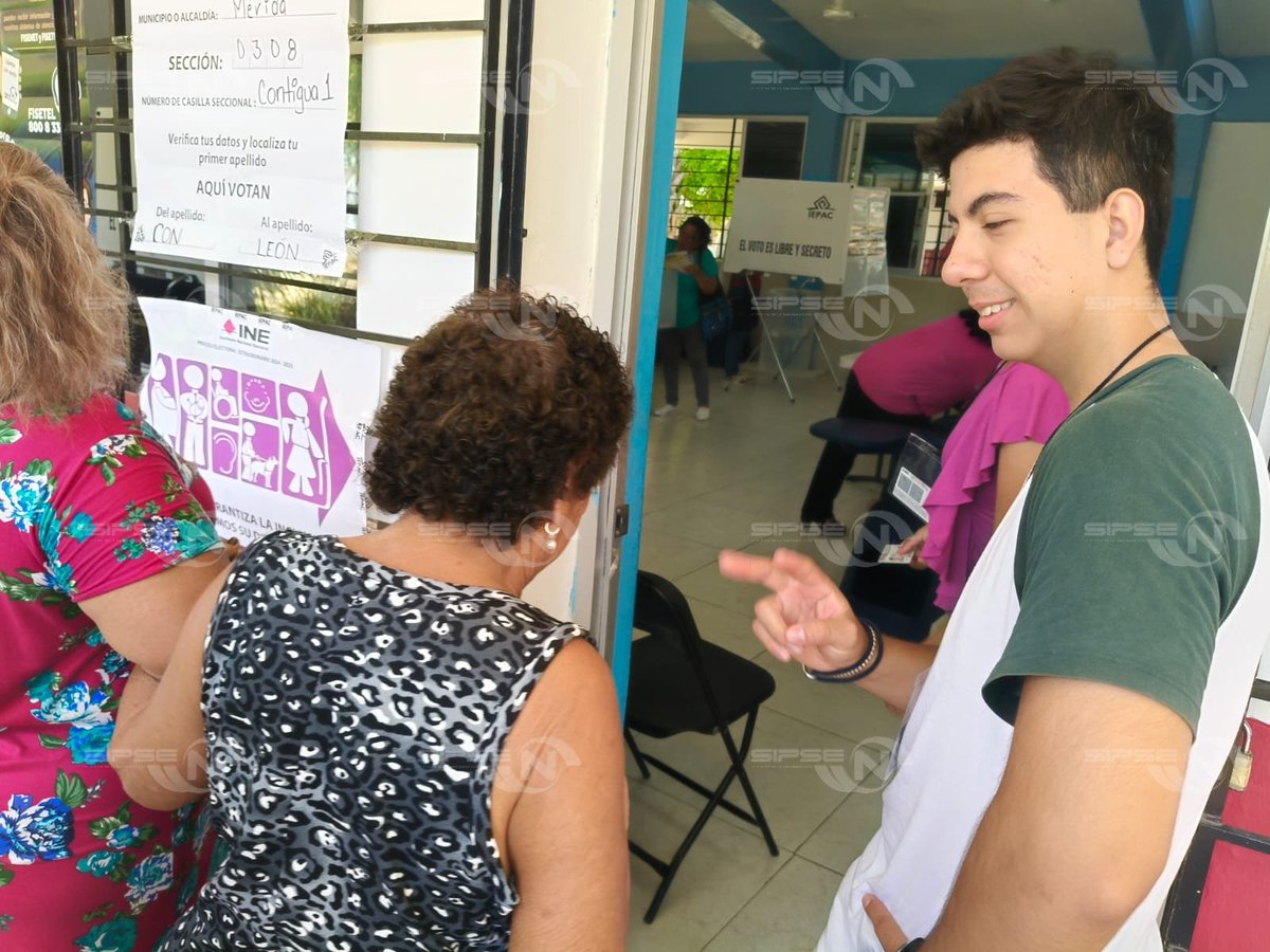 Así se desarrollan las votaciones en la colonia Lindavista, con una participación constante de electores.