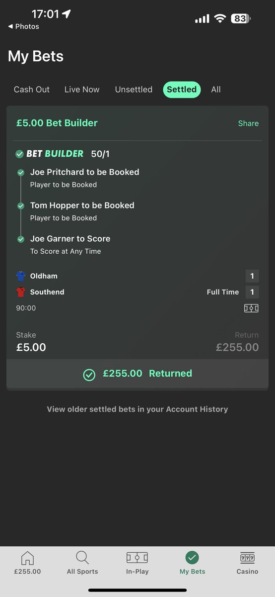 <a href="/TheCardDealer/">The Card Dealer</a> Not a bad Sunday afternoon🤣