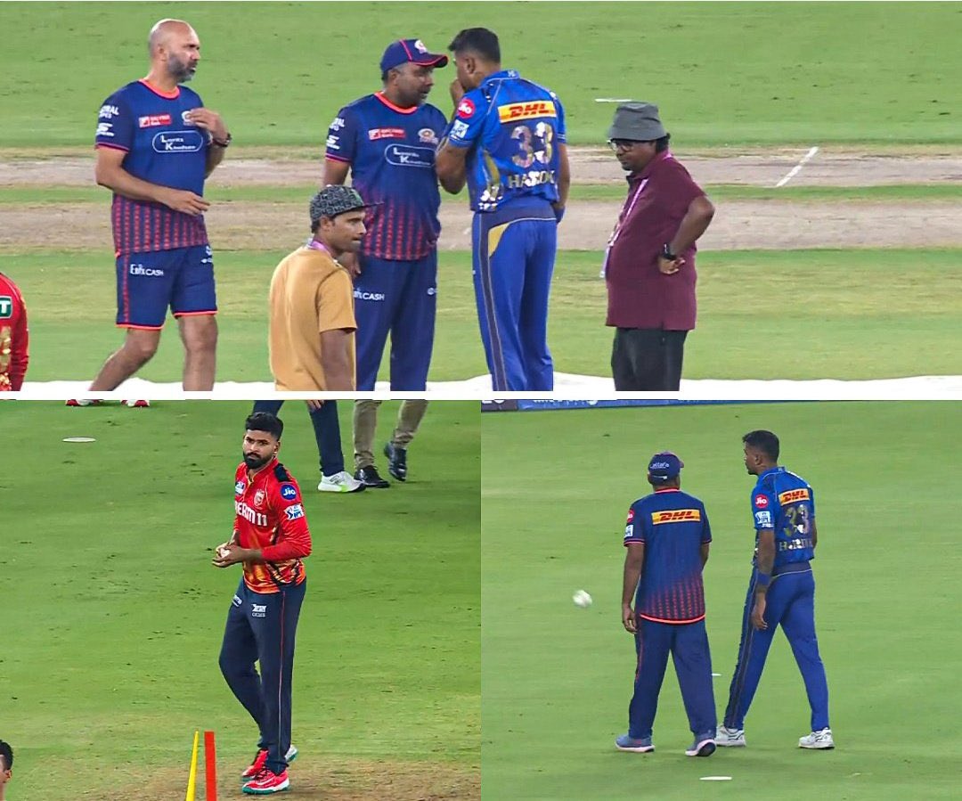 RavishuddinX's tweet image. #Ahmedabad के Slow wicket पर इंडिया वर्ल्ड कप हारे तो हार जाए #WC2023
बारिश के कारण IPL matches wash out होते तो हो जाए
मैच होंगे तो Narendra Modi नाम के स्टेडियम में
#MIvsPBKS #PBKSvsMI
