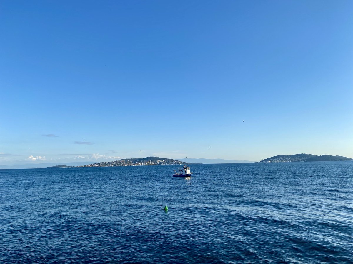 Bugün hava harika 💯 sahilden Yalova görünüyor.🗻