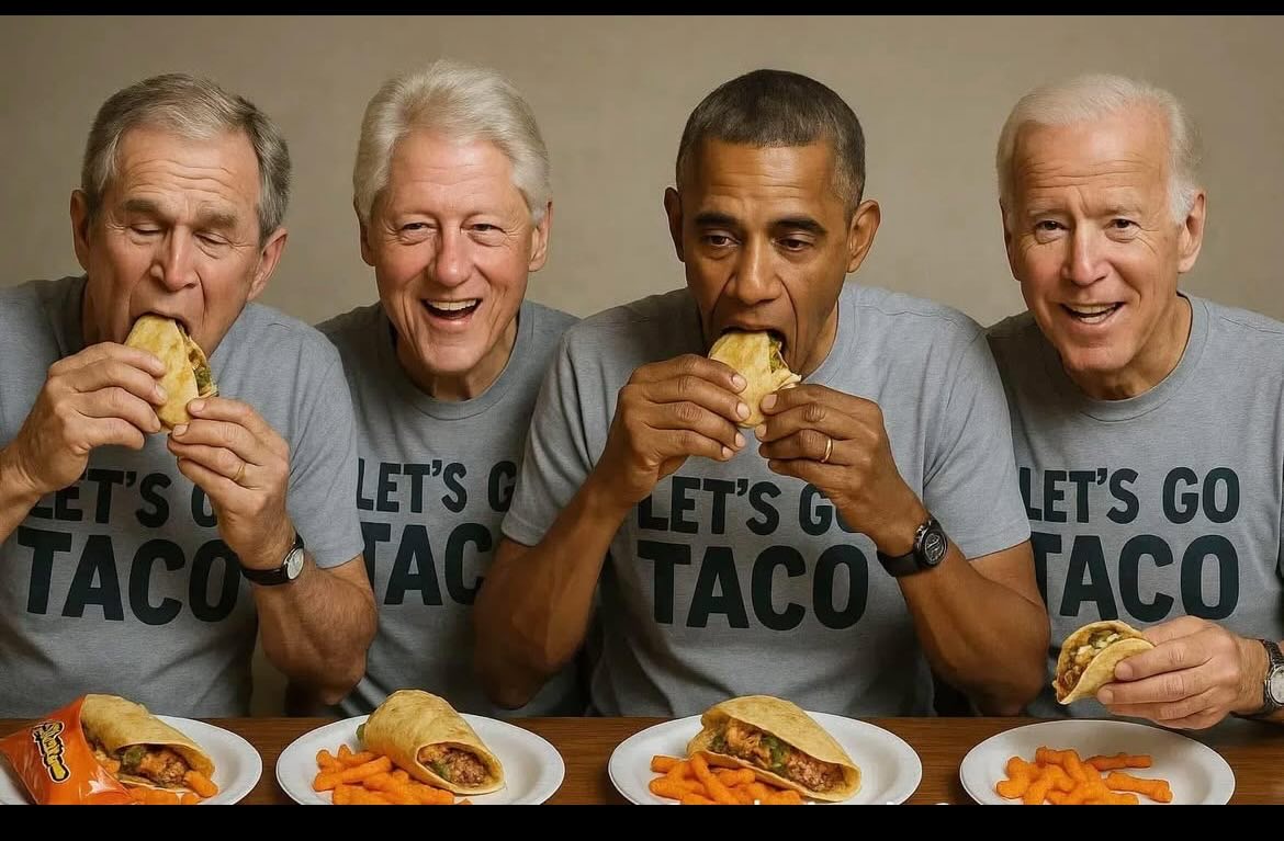 🌮🌮🌮🌮
Say what you will about them but none of them were Chicken-shit wanna-be dicktators consumed with fury &amp; revenge
He will not attend Intel Briefs so Gabbard's going to turn them into TV show?
TACO is a clear &amp; present danger to US
rollingstone.com/politics/polit…