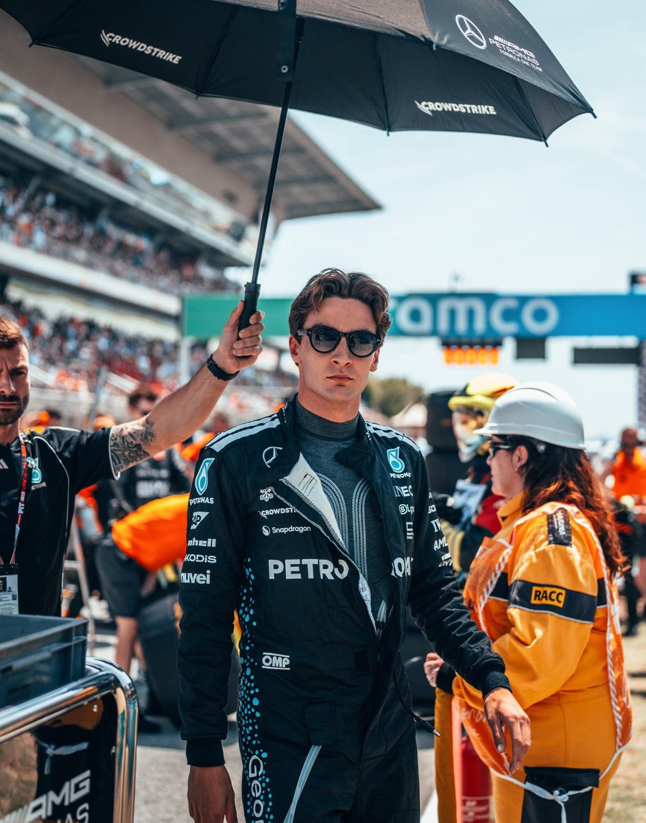 George Russell tweet media