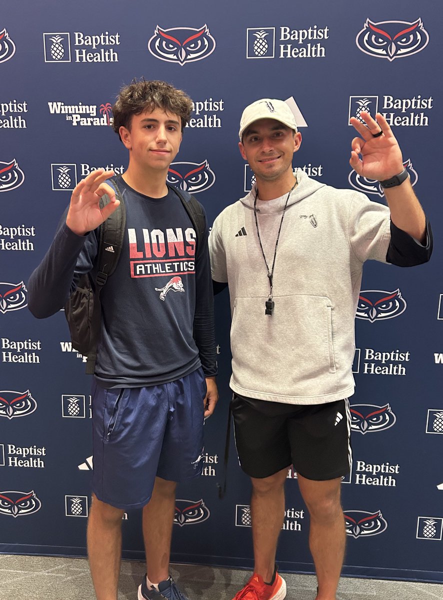 Grayson Klatman (@klatmanklatman1) on Twitter photo Thank you to <a href="/FAUFootball/">Florida Atlantic Football</a> for a great camp today! It was an amazing opportunity to meet some of the staff, such as <a href="/CoachSchov/">Tyler Schovanec</a> and meet some of the current Special Teams guys. Also great to see <a href="/KornblueSnappin/">Kornblue Snapping</a> <a href="/KornblueKicking/">Brandon Kornblue</a> again, looking forward to our training session Thank you to <a href="/FAUFootball/">Florida Atlantic Football</a> for a great camp today! It was an amazing opportunity to meet some of the staff, such as <a href="/CoachSchov/">Tyler Schovanec</a> and meet some of the current Special Teams guys. Also great to see <a href="/KornblueSnappin/">Kornblue Snapping</a> <a href="/KornblueKicking/">Brandon Kornblue</a> again, looking forward to our training session
