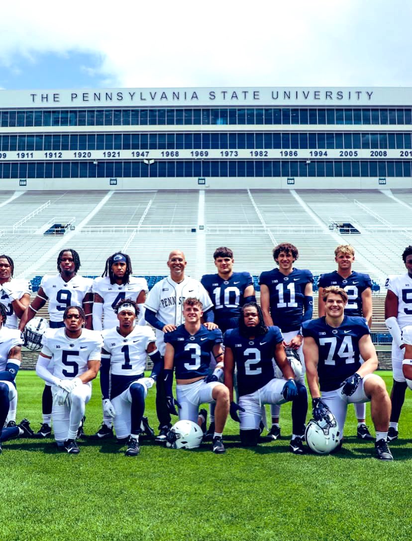 Nittany Nation Recruiting - Ed (@nittanynatrec) on Twitter photo Beautiful picture. You can tell this 2026 class really gets along with each other and have already formed a brotherhood. Also <a href="/KevinHBrown07/">Kevin H. Brown</a> is a monster and he’s also a 5 star Beautiful picture. You can tell this 2026 class really gets along with each other and have already formed a brotherhood. Also <a href="/KevinHBrown07/">Kevin H. Brown</a> is a monster and he’s also a 5 star