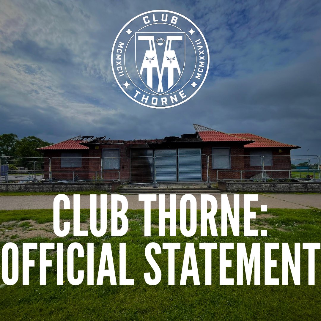 clubthornecoll's tweet photo. Official Club Statement:
https://t.co/y13CfZ8Bup

1/3 https://t.co/IVlibk97bZ