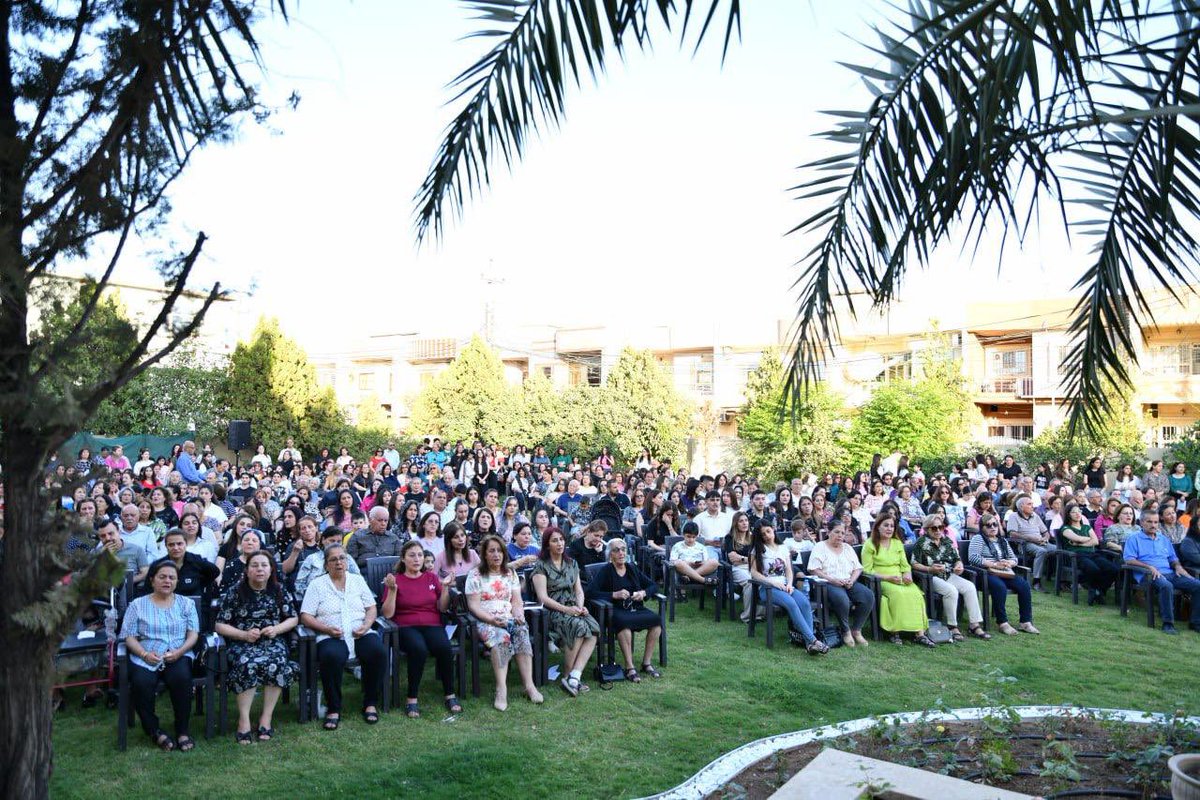 Chaldean Daughters of Mary annual celebration  of the feast of Our Lady Mary, Queen of Heaven &amp; Earth. May is given to honour Her with the daily Rosary, prayers, mass, confession, mediation, ending last night with worship, hymns and a procession through the streets of Ankawa