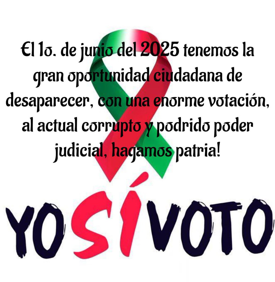 SapisimoG's tweet image. #VotaPoderJudicial2025mx #YoSiVotoElPrimeroDeJunio