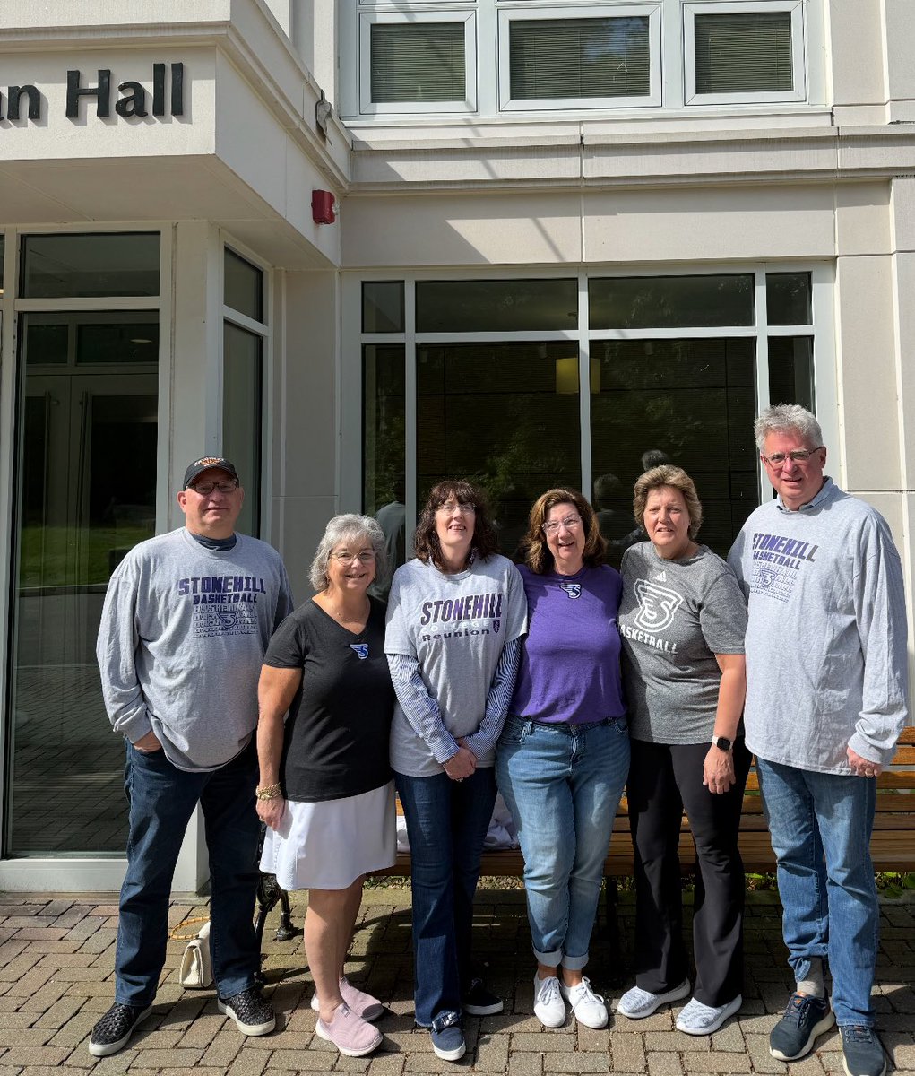 Trisha Brown (@coachtb_sc) on Twitter photo Phenomenal reunion weekend at Stonehill. Class of ‘85 with the Chieftain/Skyhawk love 💜. <a href="/StonehillWBB/">Stonehill Women’s Basketball</a> <a href="/GoStonehill/">Stonehill Athletics</a> <a href="/stonehill_info/">Stonehill College</a> Phenomenal reunion weekend at Stonehill. Class of ‘85 with the Chieftain/Skyhawk love 💜. <a href="/StonehillWBB/">Stonehill Women’s Basketball</a> <a href="/GoStonehill/">Stonehill Athletics</a> <a href="/stonehill_info/">Stonehill College</a>