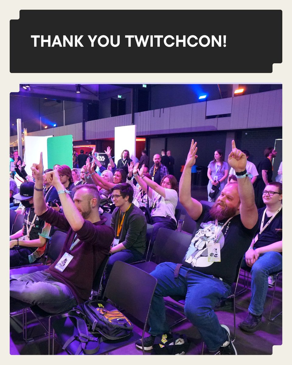 THANK YOU TWITCH CON!! 💜💜💜

We had an AMAZING weekend and we can't believe how many people visited us. You all filled our booth from start to finish, from TCGs, board games, miniatures painting, to D&amp;D campaigns, and our stream stage! 🥰

Good night everyone! ✨