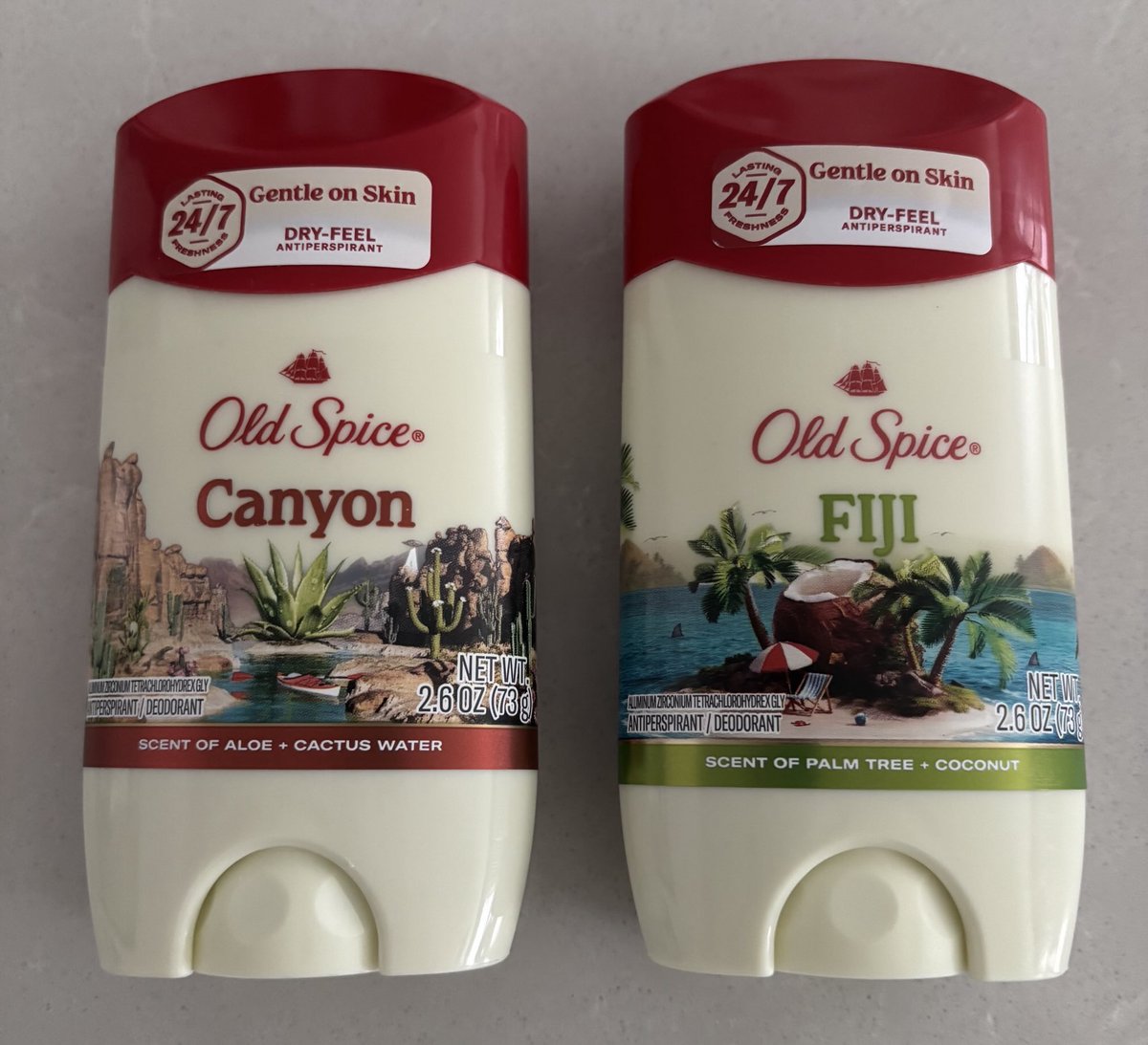 Hey ⁦<a href="/asalciunas975/">Andrew Salciunas</a>⁩ ⁦<a href="/AndrewDiCecco/">Andrew DiCecco</a>⁩ Liking the new packaging and I took the plunge on trying out Canyon. ⁦<a href="/OldSpice/">Old Spice</a>⁩ ⁦<a href="/975TheFanatic/">97.5 The Fanatic</a>⁩