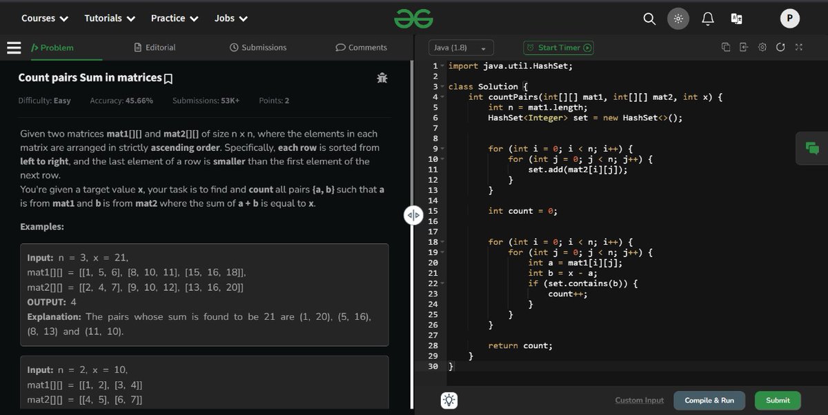 codewithprince2's tweet image. DAY 70 of Solving GFG160 Problem.
@geeksforgeeks
#gfg160
#geekstreak2025