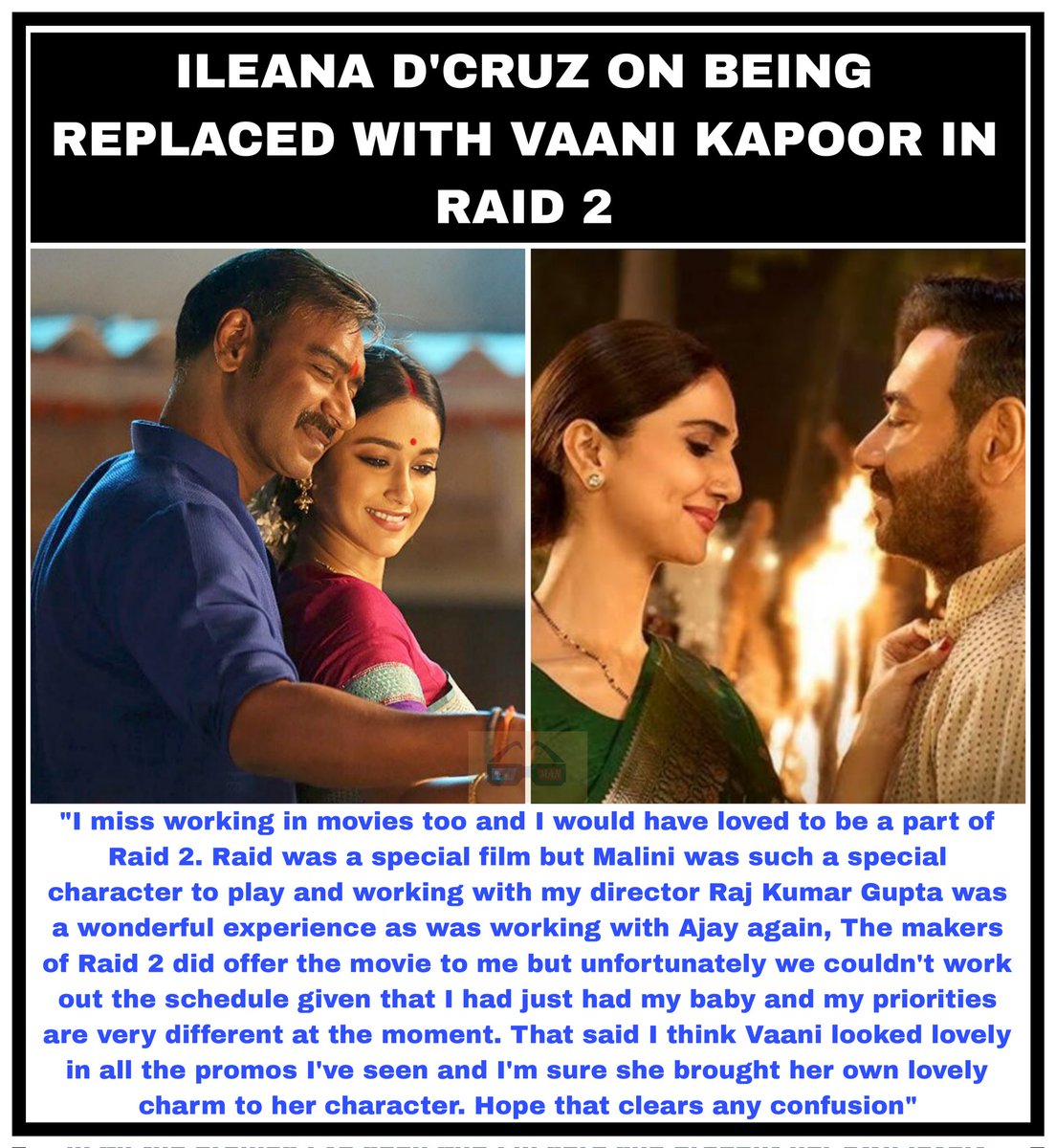 moviemanblogger's tweet photo. DID YOU MISS ILEANA ???
#Raid2 #vaanikapoor #RiteishDeshmukh #Sikandar #salmankhan #RashmikaMandanna #TamannahBhatia #yoyohoneysingh #AjayDevgn #raid #raid2trailer #moviemanblogger #amaypatnaik #rajkumargupta #asin #IleanaDcruz #RaviTeja #saurabhshukla
@moviemanblogger https://t.co/XjFAzBU3vK