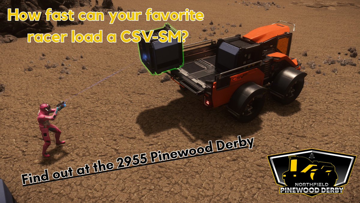 Venku_Skirata (@vskirata) on Twitter photo #StarCitizen Racing Community, June 22nd <a href="/NorthfieldOrg/">Northfield Org</a> will be running our 4th annual Pinewood Derby and we'd love for you to come out and compete with some of the best drivers in the 'Verse!
For more details join our Discord (discord.gg/Northfield) #racing
<a href="/RobertsSpaceInd/">Star Citizen</a> #StarCitizen Racing Community, June 22nd <a href="/NorthfieldOrg/">Northfield Org</a> will be running our 4th annual Pinewood Derby and we'd love for you to come out and compete with some of the best drivers in the 'Verse!
For more details join our Discord (discord.gg/Northfield) #racing
<a href="/RobertsSpaceInd/">Star Citizen</a>