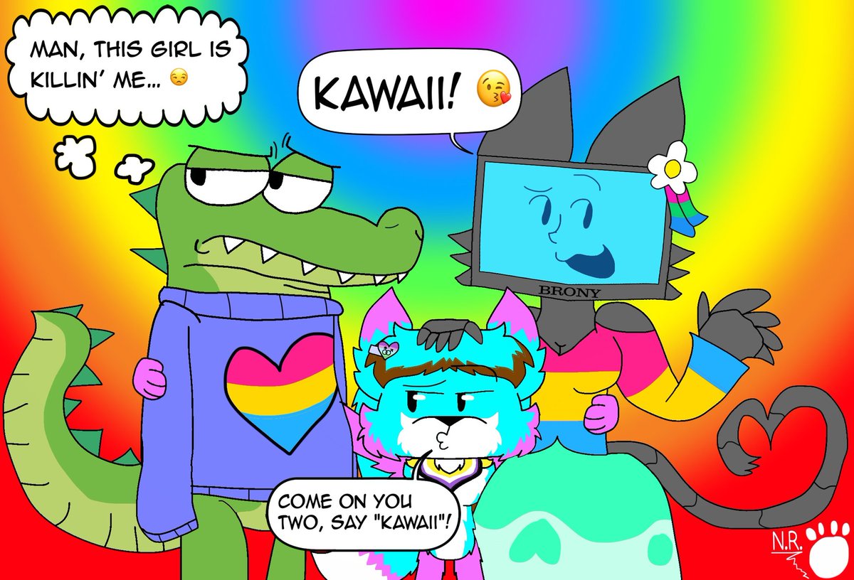 SupaPaperJewel's tweet photo. Happy Pride Month, My Fellow Cinnamon Rolls! Hope ya'll enjoyed how proud we are now!!! (1/3)
#peanutstwt
#oddballs
#Doggyworld
#mundoperro
#Pride2025
#yumetwt
#crossover https://t.co/n8NXzC14Lm