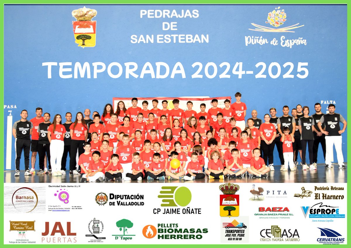 Centro de Cultura (@culturapedrajas) on Twitter photo ⚾Celebradas ya las finales del Campeonato de Castilla y León en edad escolar🥇🥈🥉, se da por finalizada esta gran temporada.
Gracias a todos.
<a href="/AytoPedrajas/">Ayto de Pedrajas</a>
#ElPiñóndeEspaña
#VenTeEstamosEsperando ⚾Celebradas ya las finales del Campeonato de Castilla y León en edad escolar🥇🥈🥉, se da por finalizada esta gran temporada.
Gracias a todos.
<a href="/AytoPedrajas/">Ayto de Pedrajas</a>
#ElPiñóndeEspaña
#VenTeEstamosEsperando
