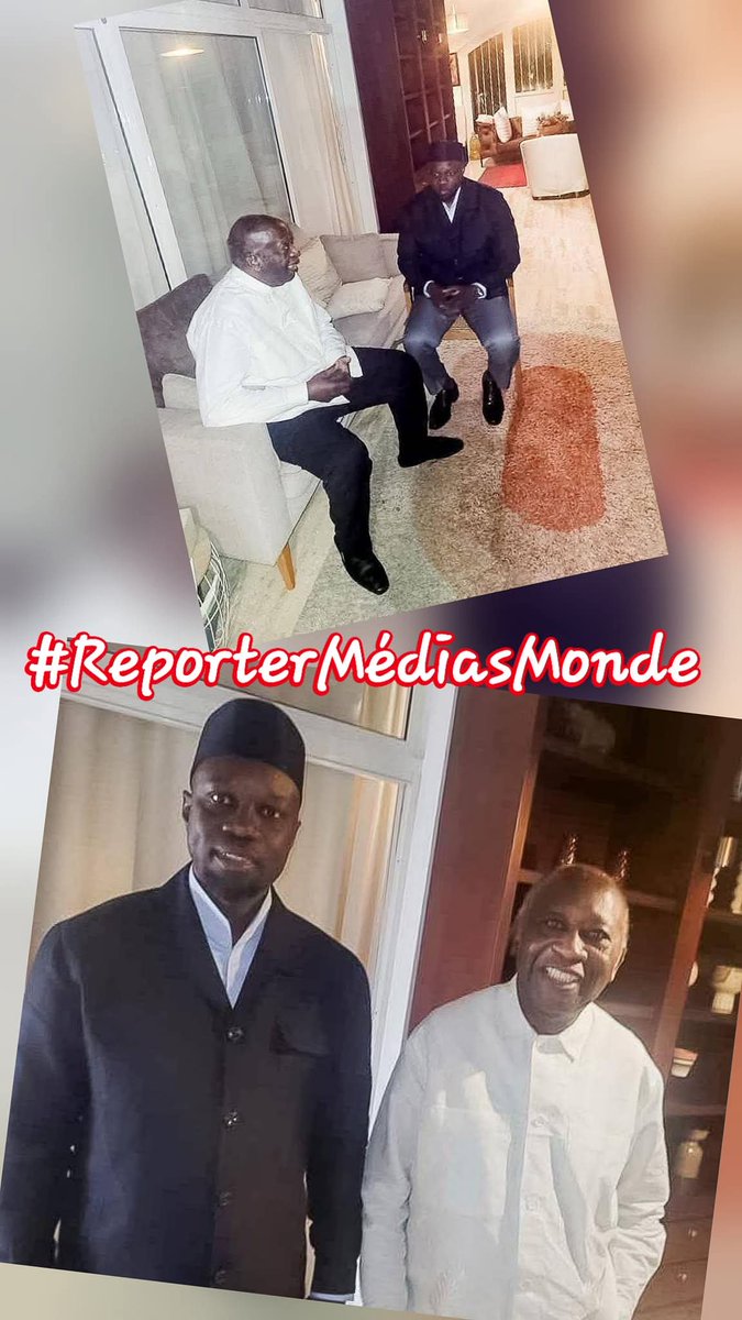 Ousmane SONKO CHEZ LAURENT GBAGBO, Un leadership africain qui ose !

En marge de sa visite officielle en #CôtedIvoire, le Premier ministre sénégalais Ousmane Sonko a rencontré l’opposant historique Laurent GBAGBO.

 Un geste symbolique, puissant, politique. un coup diplomatique.