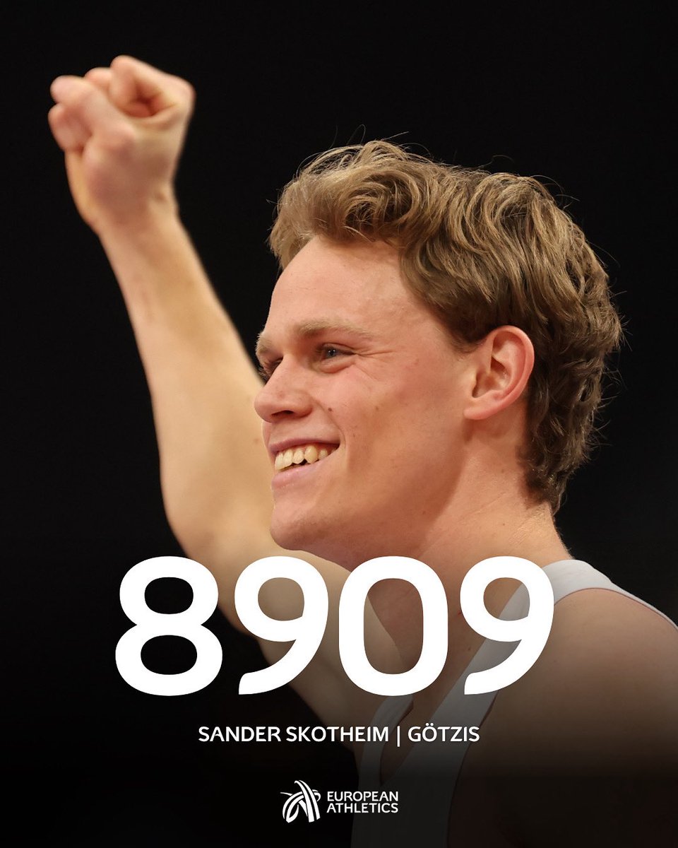 Equal seventh on the world all-time decathlon list! 📊 

Sander Skotheim 🇳🇴 scores 8️⃣9️⃣0️⃣9️⃣ points for victory at the Götzis Hypo-Meeting! 🔥