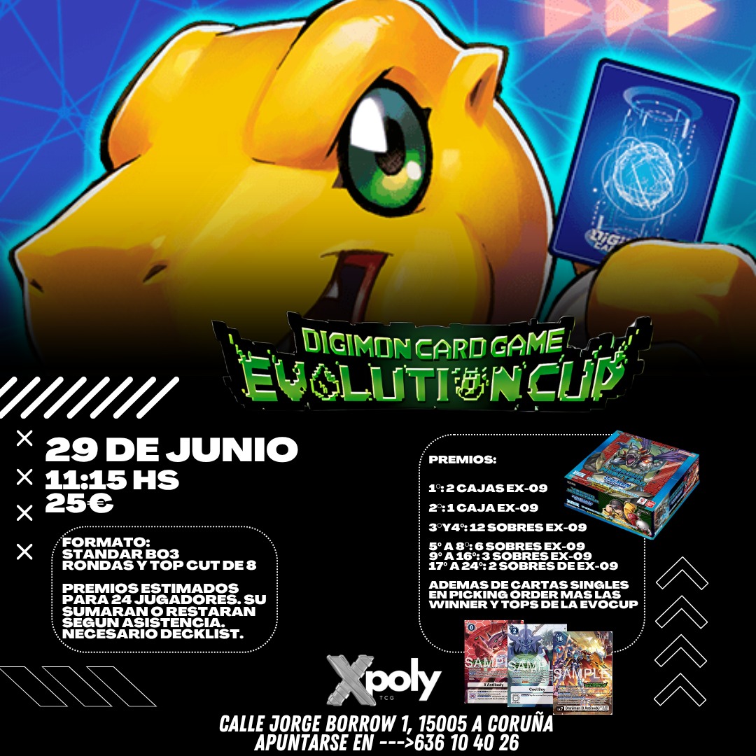 Eventazo en <a href="/XpolyTcg/">Xpoly TCG</a> el 29 de Junio, no os lo perdáis!