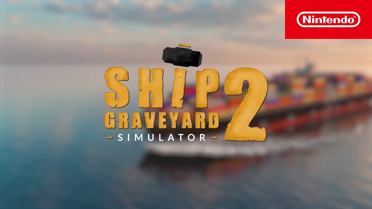 Here is my 43rd code #giveaway of 2025

-Follow
-repost
-tag if you want

for a chance to be DM'd an NA #Switch eShop code for SHIP GRAVEYARD SIMULATOR 2, a ship simulator that has nothing to do with ghosts. 

nintendo.com/us/store/produ…