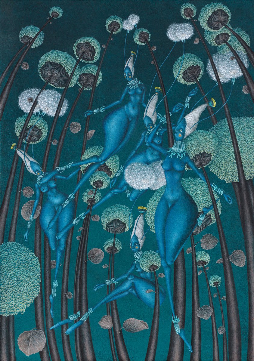 "The Night"
Rain is the rise of clouds! The rise of the dew song on the leaves in the twilight air! You! The Night! Never sleep! Maybe one of these dandelions is the Sun!
Listed on <a href="/Diz_Iz_/">Diz-Iz</a> ILO 2 🌐curated by <a href="/v_xtra/">Vic</a>