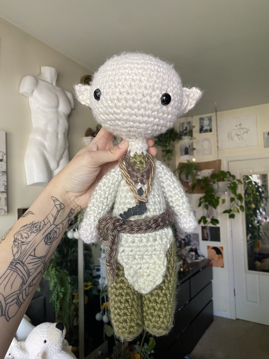 elfrootdealer's tweet image. Giveaway!!!!!! 🤍🤍

I crocheted big solas again &amp;amp; i want one of yall to have him !
this will be quick, ill pick someone june 3 around 10 pm
&amp;amp;Unfortunately because of his larger size i can only send him to usa oomfs :( 

u just have to follow me &amp;amp; l/rt this :) good luck yall ily