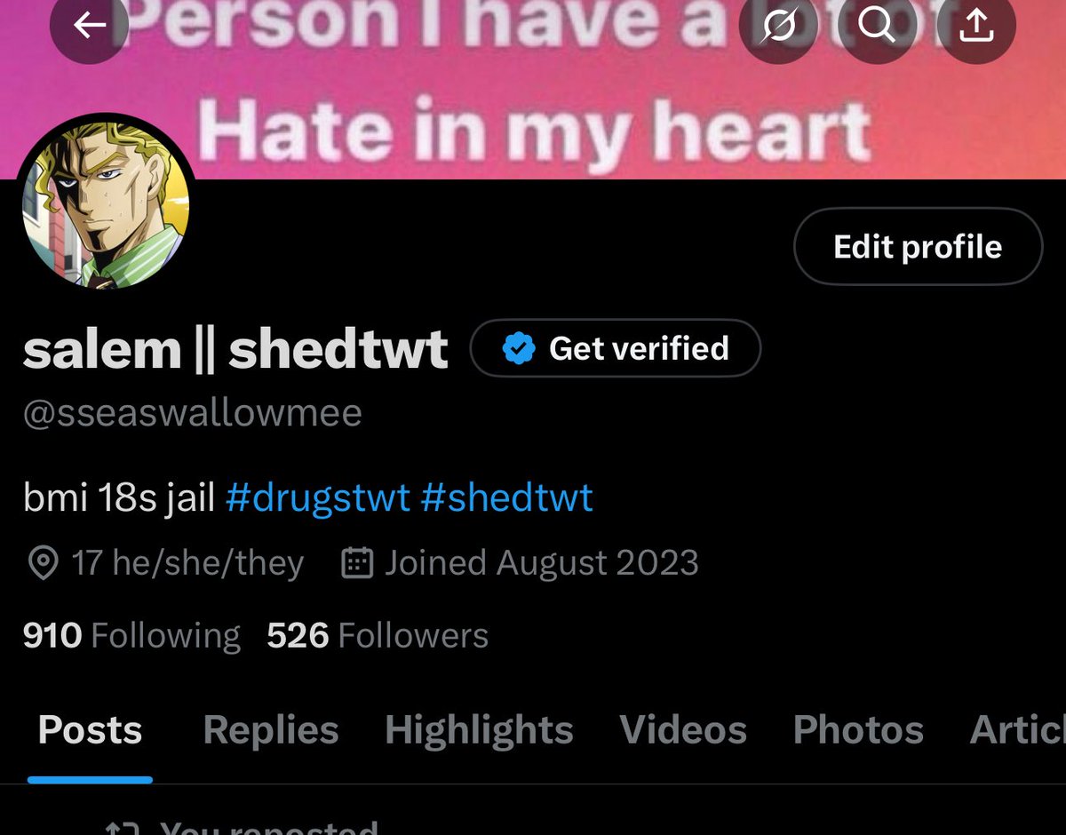 CANNIBALIZEMEE's tweet photo. BTW!! This is my other account go follow ill moot u https://t.co/I1mOyf3UsL