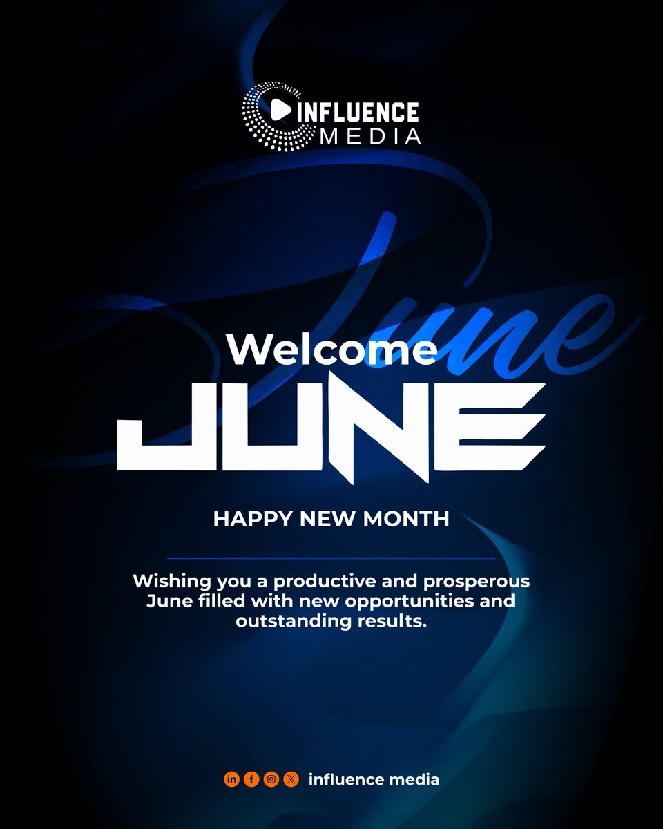 tinmediaglobal's tweet image. Welcome to June!

We're excited to bring you more engaging stories, insightful interviews, and captivating content this month.

Stay tuned for new releases and behind-the-scenes peeks into the world of media!

#June2025 #InfluenceMedia