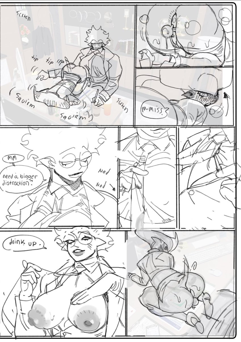 humanoids_09's tweet photo. Fiend and succubus fun 2/ 
Comic doodle https://t.co/2tAUjDBlfm
