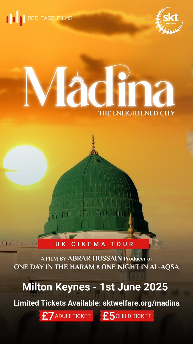 EMERALD (@emeraldnetwork) on Twitter photo TONIGHT! Not to be missed - calling all in #MiltonKeynes and surrounding areas - enjoy the Madina movie - Red Face Films x <a href="/sktwelfare/">SKT Welfare UK</a> > book via >> sktwelfare.org/madina TONIGHT! Not to be missed - calling all in #MiltonKeynes and surrounding areas - enjoy the Madina movie - Red Face Films x <a href="/sktwelfare/">SKT Welfare UK</a> > book via >> sktwelfare.org/madina