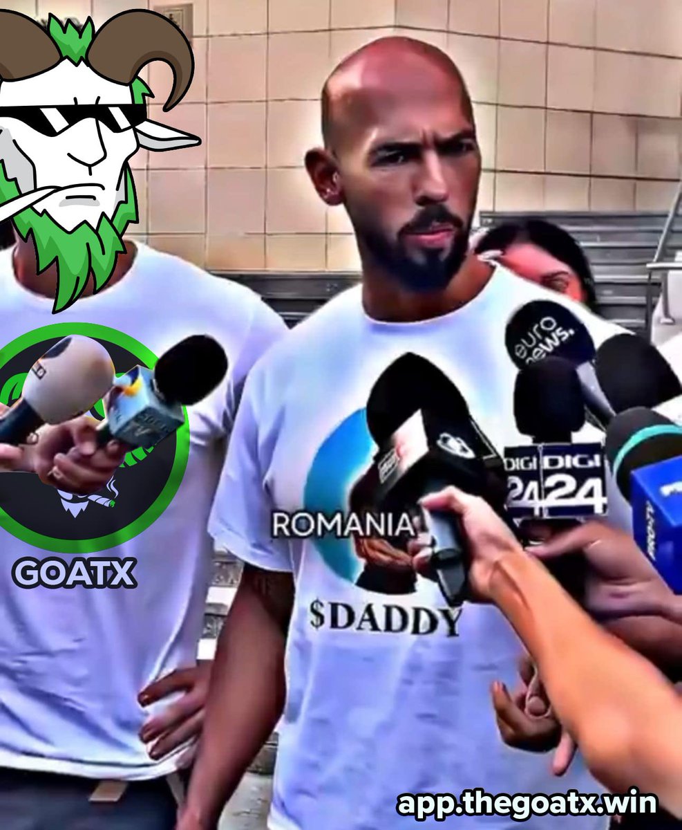 Irishcrypto4's tweet photo. LFGoat #GoatX @GOATXMemeFI $Daddy @Cobratate https://t.co/tpmEOtO2aM