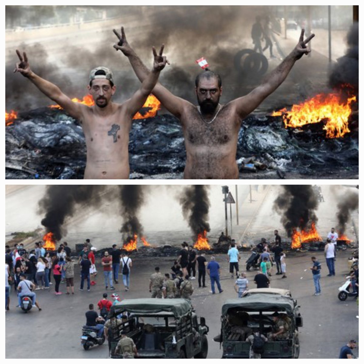 زادو كم cents على واتساب اخترب البلد، سكرو المصارف، نهبو البلد، انهارت العملة، خربو بيوت العالم وكانت لعبة مركبة.
اليوم زادو مليارات على كل المحروقات، ما بدنا يخترب البلد، ولا تنهار العملة ولا يخربو بيوت العالم.
عم ندفع حق نكد السياسة تبعكن،إنتو سياسيين بلا رحمة ومجرمين بحق شعبكن