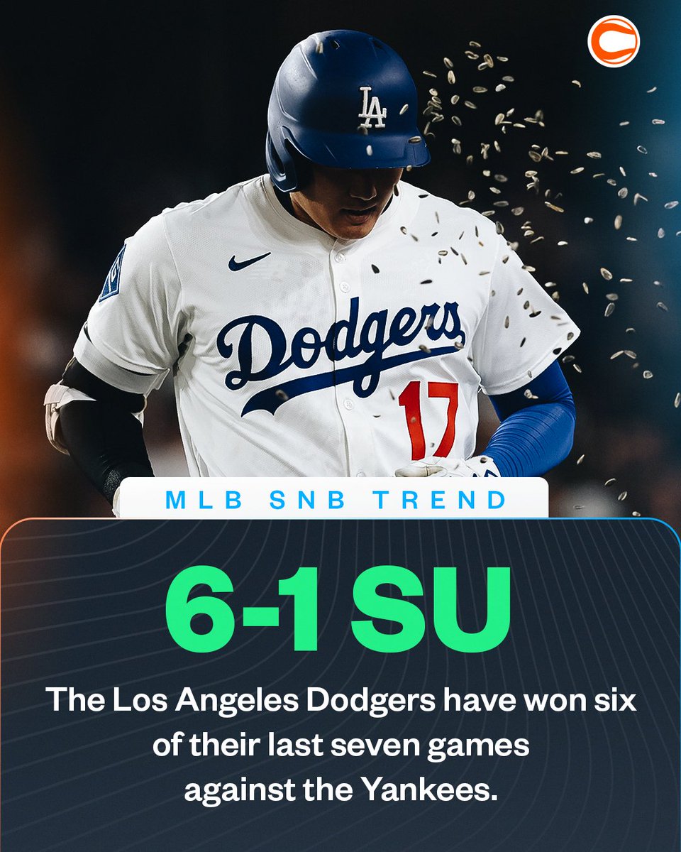 Covers (@covers) on Twitter photo LA has won five of those games by 2+ runs...
🔵 Dodgers ML (-170)
🔵 Dodgers -1.5 (+118)
Odds via <a href="/CaesarsSports/">Caesars Sportsbook</a> LA has won five of those games by 2+ runs...
🔵 Dodgers ML (-170)
🔵 Dodgers -1.5 (+118)
Odds via <a href="/CaesarsSports/">Caesars Sportsbook</a>