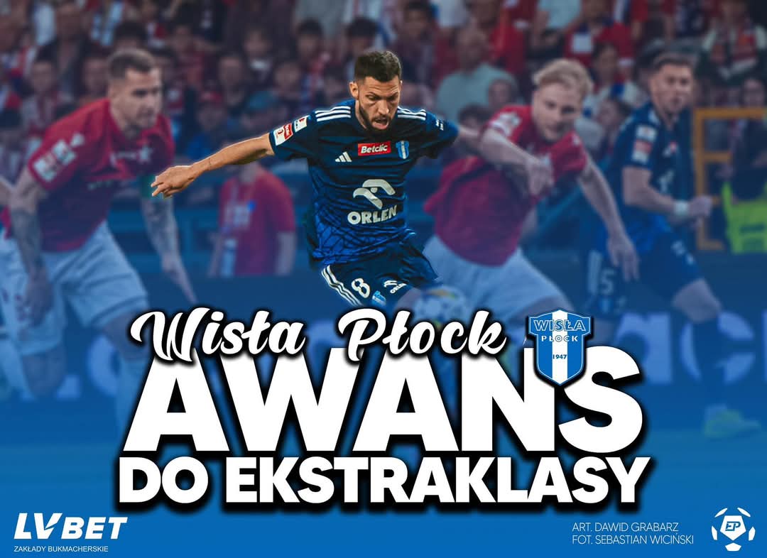 EPrzemyslenia's tweet photo. 🔵✅ @WislaPlockSA pokonuje @MiedzLegnica i tym samym po 2 latach wraca do @_Ekstraklasa_
🔝⚽️ Znamy już więc komplet beniaminków na nadchodzący sezon. Do @ArkaGdyniaSA oraz @BB_Termalica dołącza Wisła Płock.
#WPŁMIE #baraze #1liga https://t.co/VUREnIjLdQ