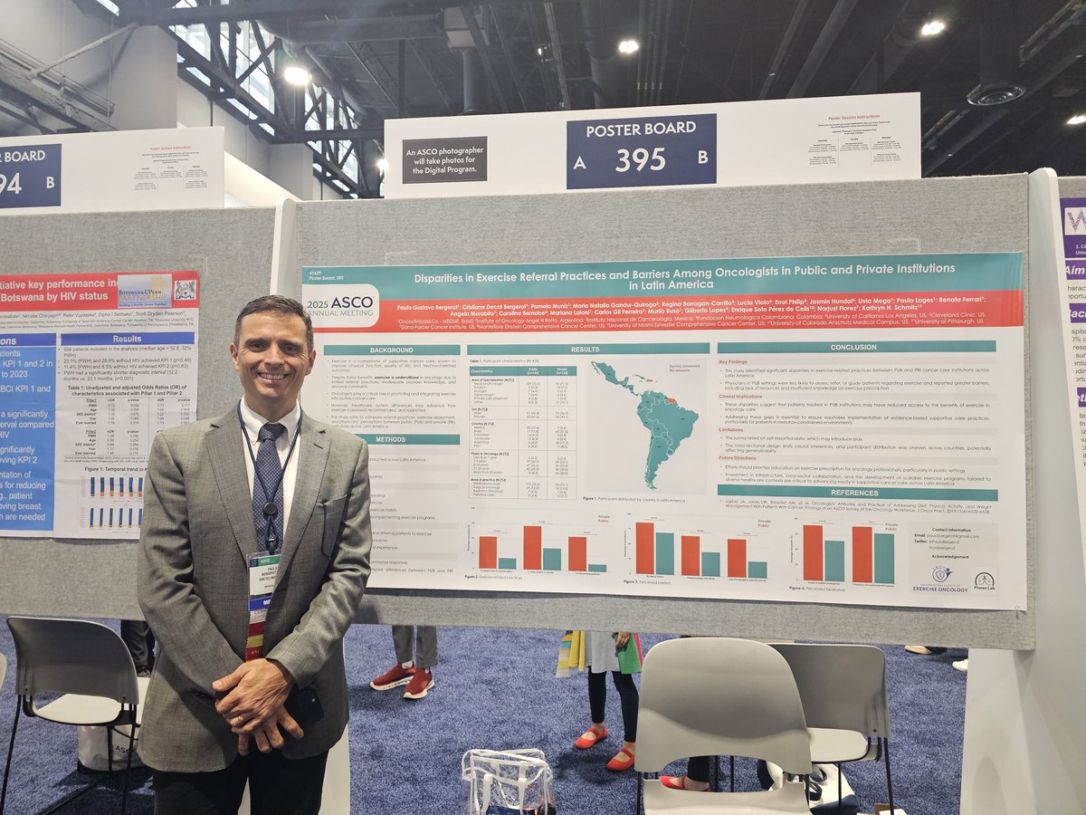 AbioyeOyepejuMD's tweet image. 📍An #ASCOTradition I love💖: 
Pictures with the amazing Bergerots @PauloBergerot @crisbergerot 

📍Stop by Posters 390 &amp;amp; 395 to hear more about their amazing work on #ExerciseOnc &amp;amp; #GeriOnc in #LATAM
#ASCO25