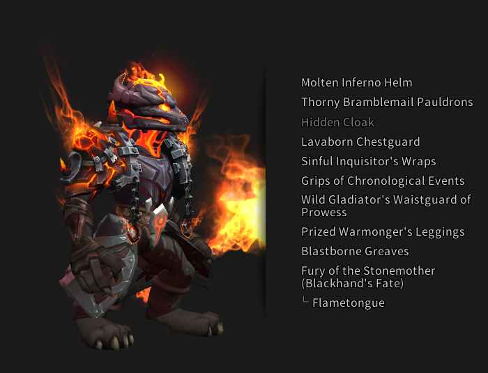 Blizzard : *serves a very crappy Ascendance shaman form*
Me : Fine, I'll do it myself

With the mog turntable for everyone wishing to replicate