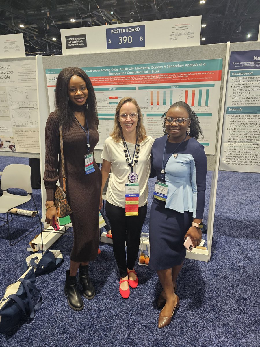 Oyepeju Abioye-Akintola, MD, MSc (@abioyeoyepejumd) on Twitter photo 📍An #ASCOTradition I love💖:
Pictures with the amazing Bergerots <a href="/PauloBergerot/">Paulo G Bergerot</a> <a href="/crisbergerot/">Cristiane D Bergerot</a>
📍Stop by Posters 390 & 395 to hear more about their amazing work on #ExerciseOnc & #GeriOnc in #LATAM
#ASCO25 📍An #ASCOTradition I love💖:
Pictures with the amazing Bergerots <a href="/PauloBergerot/">Paulo G Bergerot</a> <a href="/crisbergerot/">Cristiane D Bergerot</a>
📍Stop by Posters 390 & 395 to hear more about their amazing work on #ExerciseOnc & #GeriOnc in #LATAM
#ASCO25