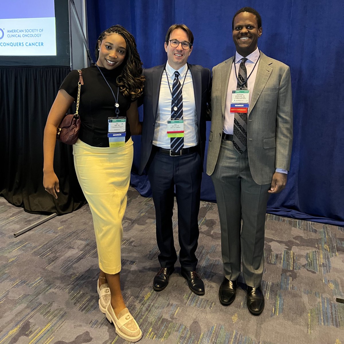 Shearwood McClelland III, M.D. (@thedrwood) on Twitter photo Very grateful that along with stud mentee, <a href="/DrMcClellandLab/">The McClelland Lab</a> member, & coauthor of our <a href="/TheLancetOncol/">The Lancet Oncology</a> cost analysis of the #EUROPA trial arms @EnaOboh we were able to meet the legendary #RadOnc & #EUROPA trial PI himself, Dr. <a href="/Icro_Meattini/">Icro Meattini</a> at #ASCO25!
#bcsm
#FinancialToxicity Very grateful that along with stud mentee, <a href="/DrMcClellandLab/">The McClelland Lab</a> member, & coauthor of our <a href="/TheLancetOncol/">The Lancet Oncology</a> cost analysis of the #EUROPA trial arms @EnaOboh we were able to meet the legendary #RadOnc & #EUROPA trial PI himself, Dr. <a href="/Icro_Meattini/">Icro Meattini</a> at #ASCO25!
#bcsm
#FinancialToxicity