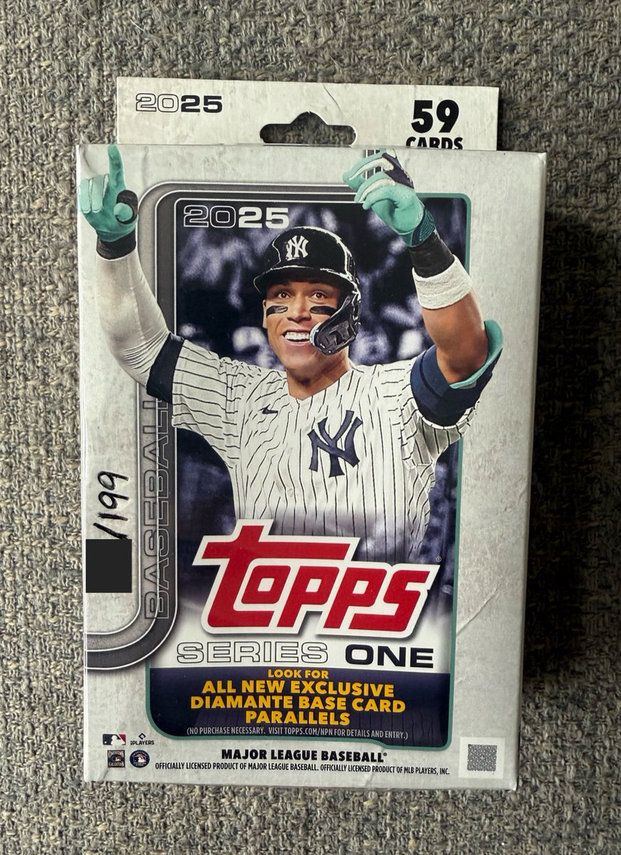 The Hobby 24/7 (@thehobby247) on Twitter photo We numbered /199 this 2025 #NFL MLB Topps Series 1 hanger & we’re shipping it for FREE to the 1st follower who guesses what number it is!
Only one guess per page & must be following <a href="/TheHobby247/">The Hobby 24/7</a> to win 🤝 #TheHobby We numbered /199 this 2025 #NFL MLB Topps Series 1 hanger & we’re shipping it for FREE to the 1st follower who guesses what number it is!
Only one guess per page & must be following <a href="/TheHobby247/">The Hobby 24/7</a> to win 🤝 #TheHobby