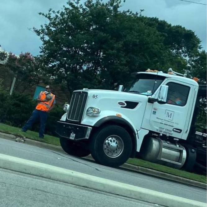💬  “Hi Rusty, can you help me find out who this man was and thank him for stepping out of his vehicle paying his respect to my grandfather during his funeral procession.”