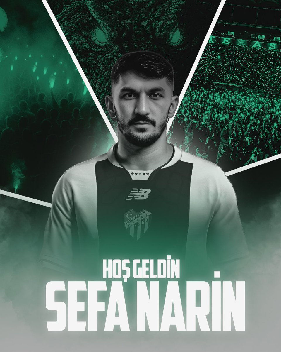 BursasporSk's tweet image. Ailemize Hoş Geldin Sefa Narin! 🐊