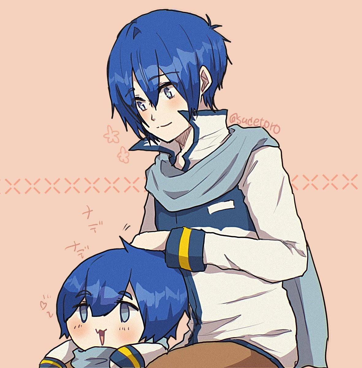 sudetoro's tweet image. ちいこいのナデナデ