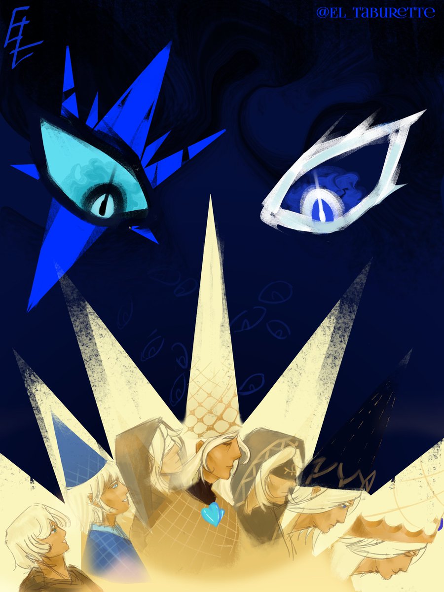 Made some kind of a poster for 7th episode
Without lettering but still
Hope this will find it's people
#CRK #pureshadow #shadowvanilla #purevanillacookie #puremilk 
#cookierunkingdom #shadowmilkcookie