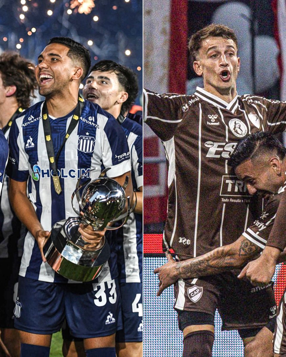 🔥🇦🇷 Estos son los CAMPEONES en el fútbol argentino en lo que va de 2025:

◉ Supercopa Internacional: TALLERES.
◉ Torneo Apertura: PLATENSE.