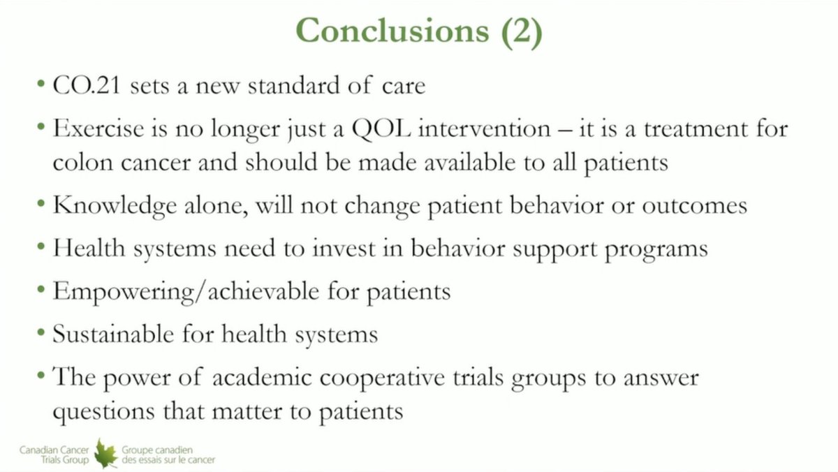 CHALLENGE overall survival 0.63, 90 vs 83%. Musculoskeletal adverse events increased to 19 vs 12%. Several physiologic functions improved. Structured program is critical! #ASCO25