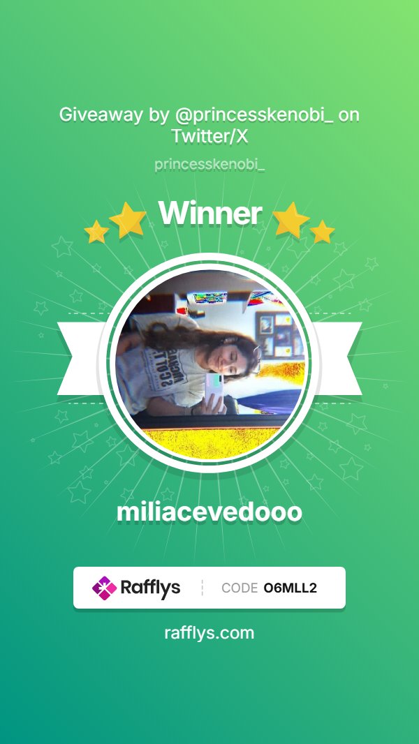 Felicitaciones <a href="/miliacevedooo/">milagros</a> te ganaste el pase de VALORANT! 💕

app-sorteos.com/w/O6MLL2