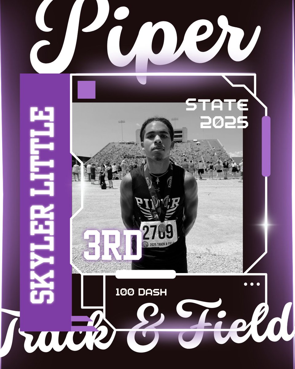 Skyler Little placed 3rd in the 100m dash in another extraordinarily close race. It’s a great start to Skyler’s state meet with 3 more races to go!