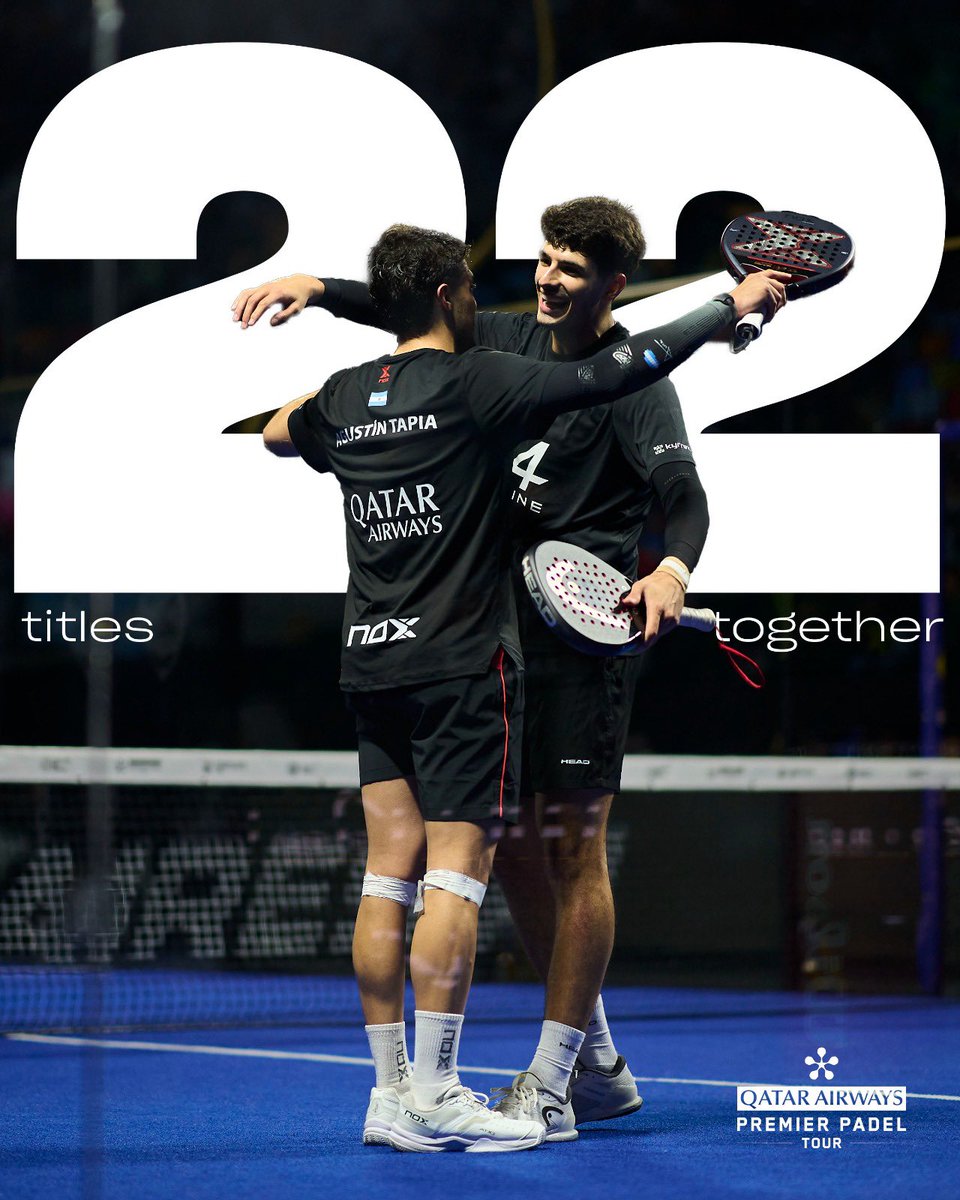 🏆🎻 Y campeonaron 👑🇦🇷 

@arturocoello__ <a href="/agustapiacarp/">Agustin Tapia</a> 

📊 Results on the official Premier Padel app on iOS and Android

#PremierPadel #BuenosAiresPremierPadelP1