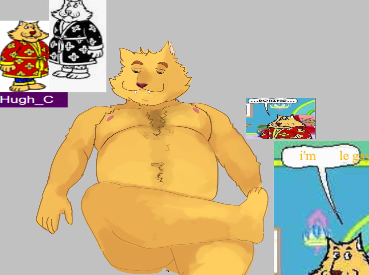 oztheimp's tweet photo. hugh from. Microsoft comic chat #NoQuestionsAllowed #furryart #furry https://t.co/0xySgyrhvO