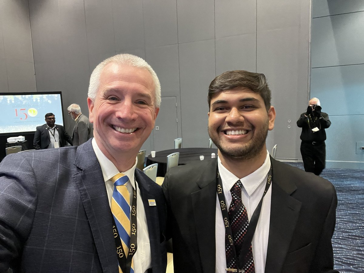 Congrats to the <a href="/ArkMedSoc/">ArkMedSoc</a> on their 150th year celebration of representing physicians in Arkansas. I appreciated the opportunity to speak on a panel of fellow Deans and attend the awards ceremony and gala. Shout out to <a href="/NYITCOMAR/">NYITCOM at Arkansas State</a> award winners!